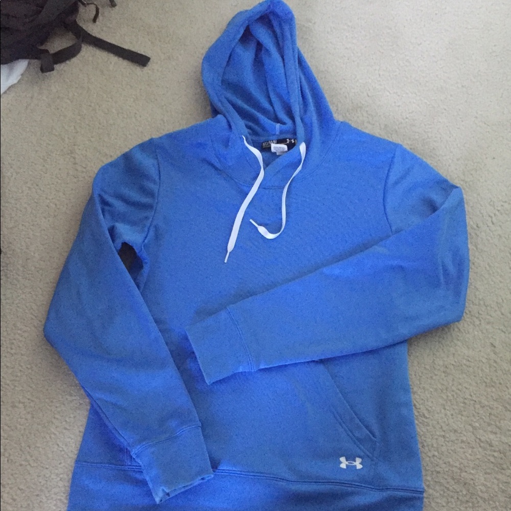 Blue fleece lined hoodie